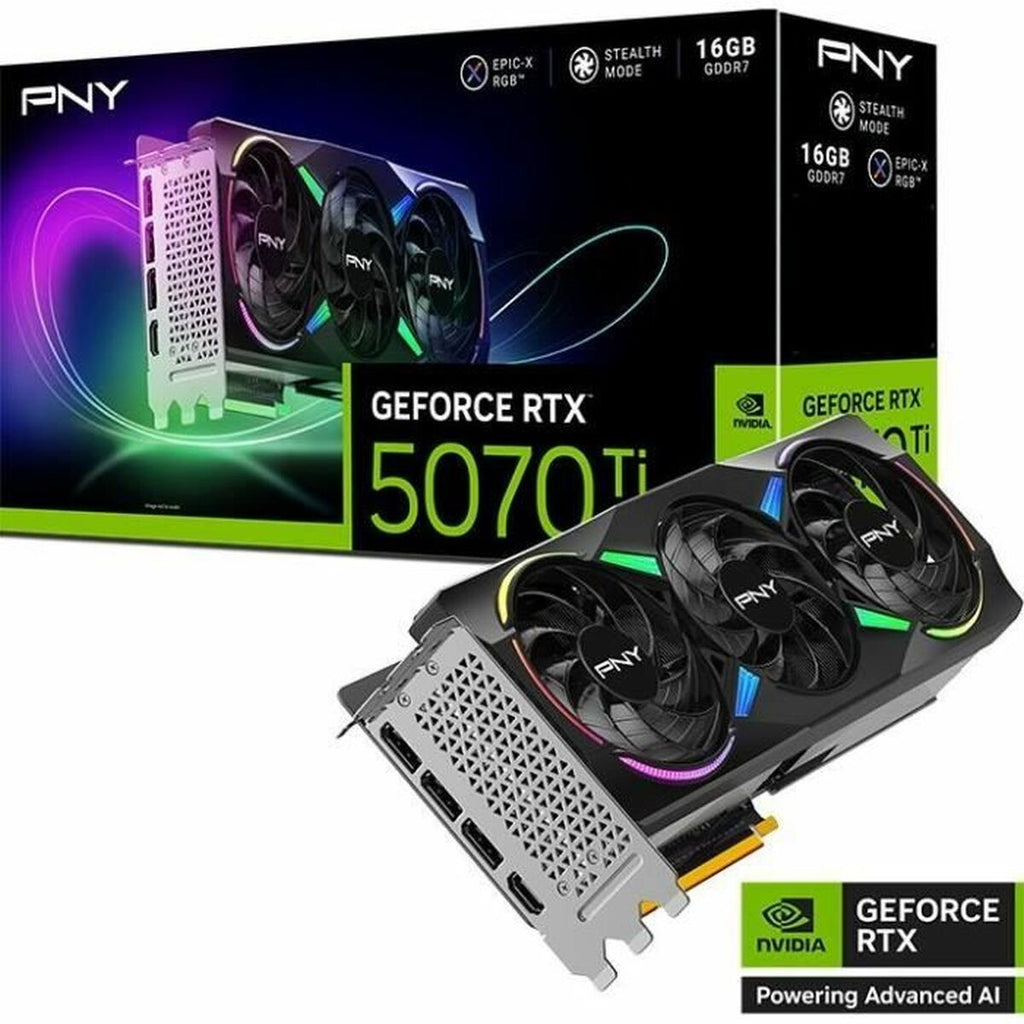 Graphics card PNY nvidia geforce rtx 5070 ti 16 GB