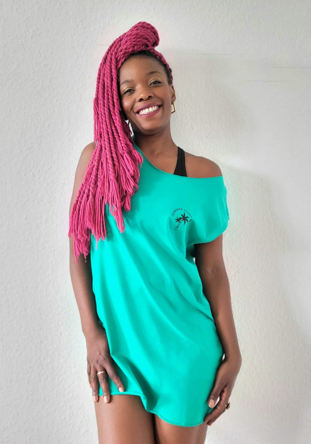 Sleeveless T-shirt PALMS Green