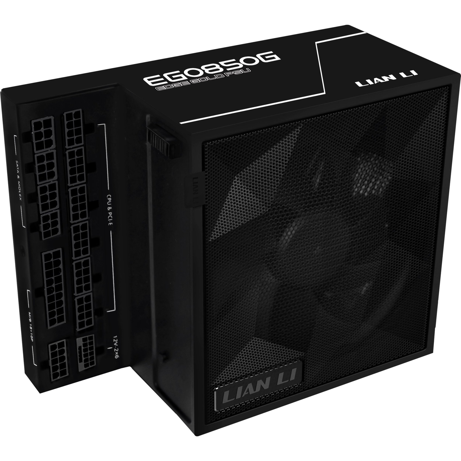 Lian Li 850W EDGE EG850 80+ Gold Moduláris Tápegység (EDGE GOLD 850W BLACK)