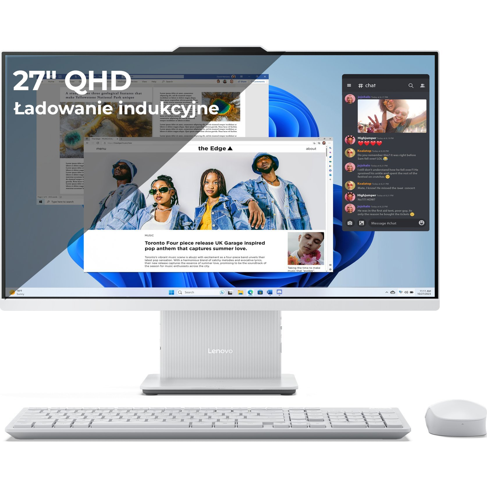 Komputer Lenovo IdeaCentre AIO 27IRH9 Core i5-13420H, 16 GB, 512 GB SSD Windows 11 Home (F0HM002QPB)