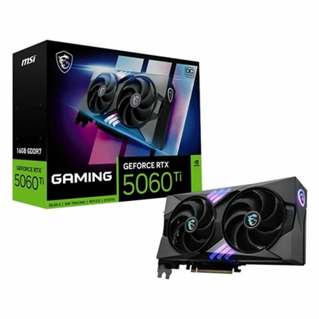 Graphics card MSI RTX 5060 Ti 16G GAMING OC 16 GB geforce rtx 5060 ti GDDR7