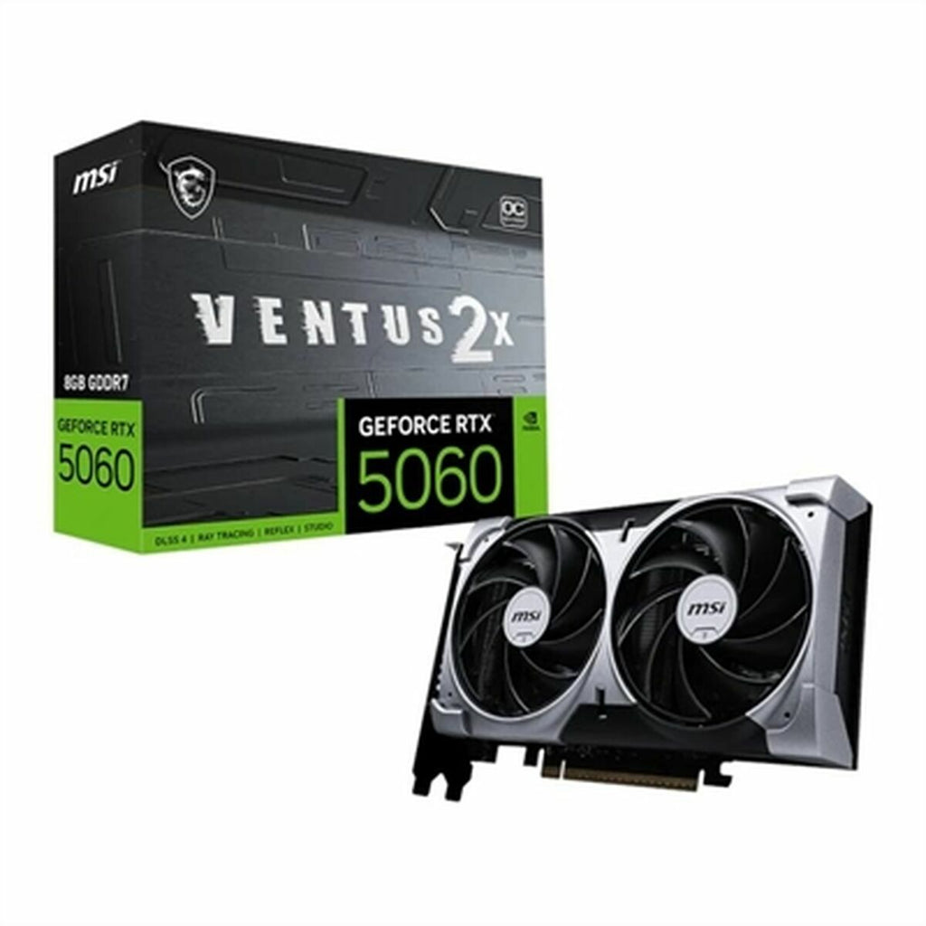 Graphics card MSI RTX 5060 8G VENTUS 2X OC GEFORCE RTX 5060 8 GB GDDR7