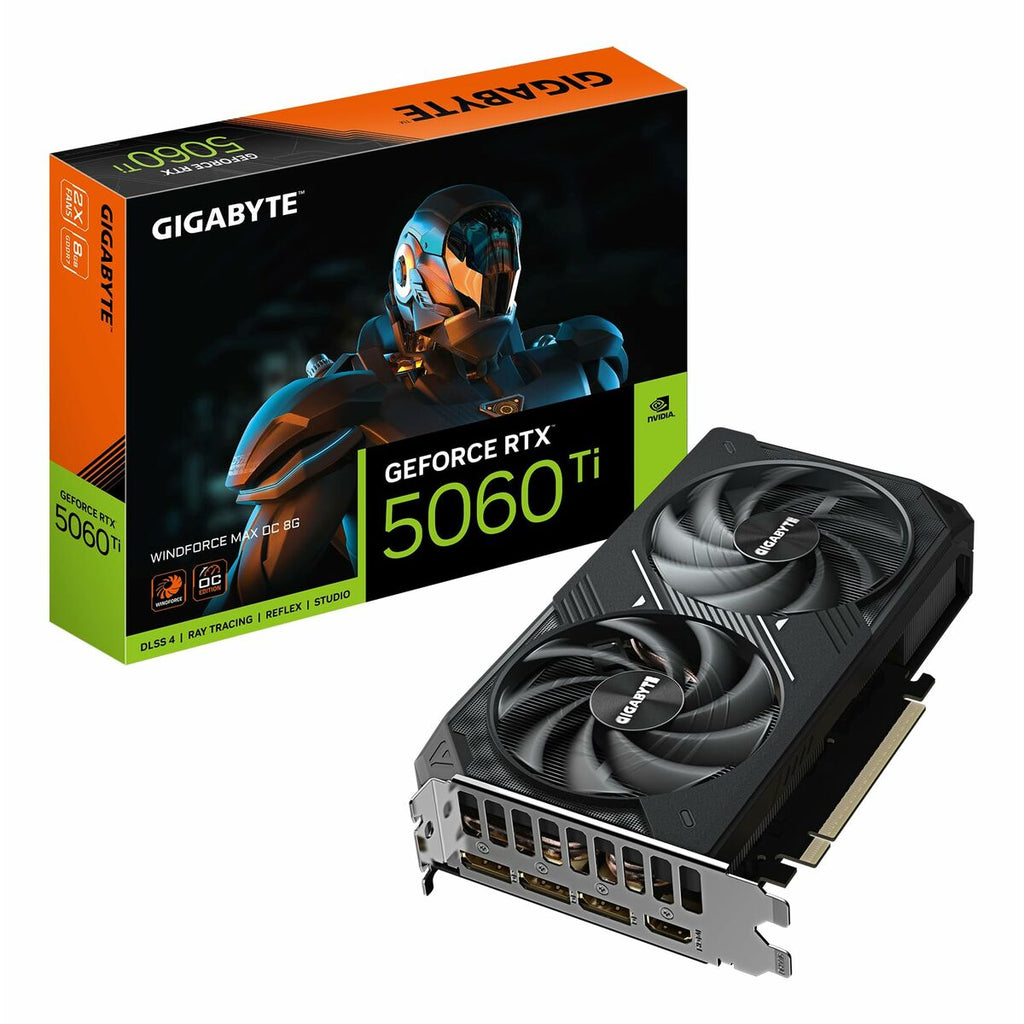 Graphics card Gigabyte GeForce RTX 5060 Ti WINDFORCE MAX OC 8G geforce rtx 5060 ti 8 GB GDDR7