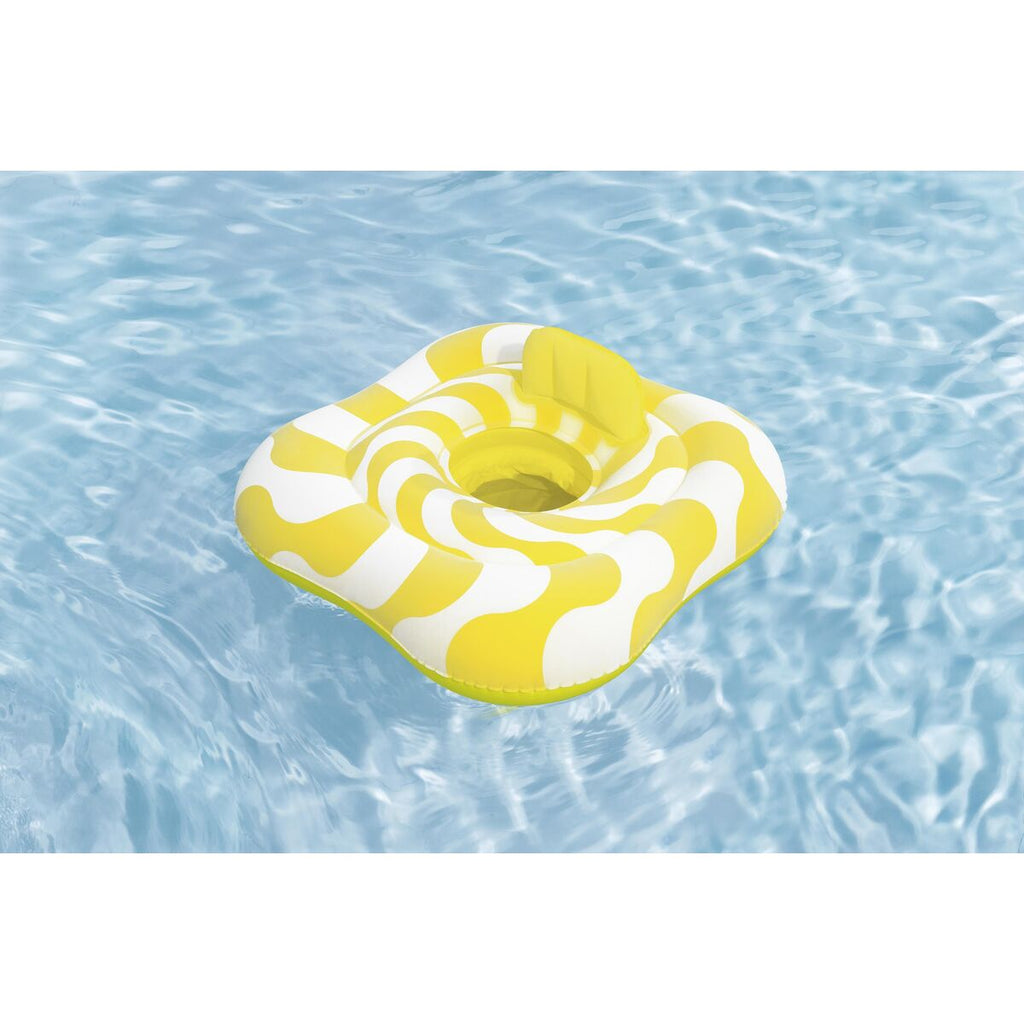 Bestway Inflatable Float 2 Rings Baby Seat 79x79 cm 1-2 Years Garden Pool Beach 32298