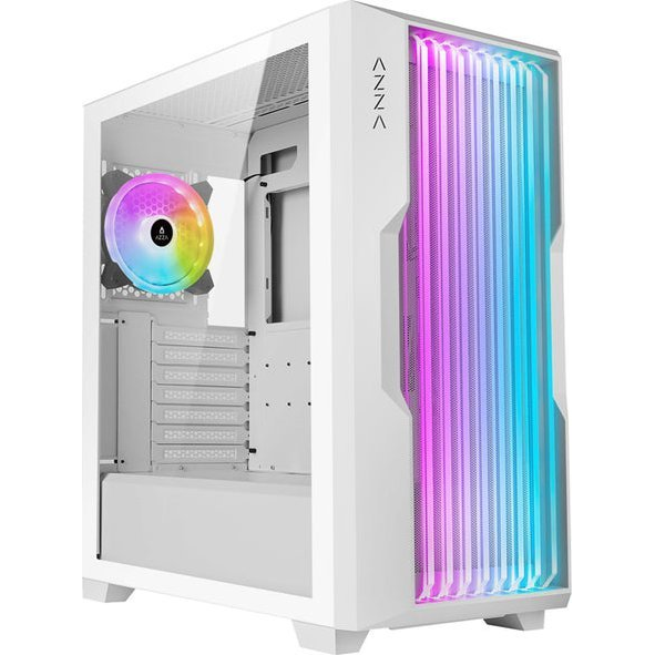 Komputer Azza AZZA Guardian 520WG GAMING Miditower Weiss RGB Glassgitter retail (CSAZ-520WG)
