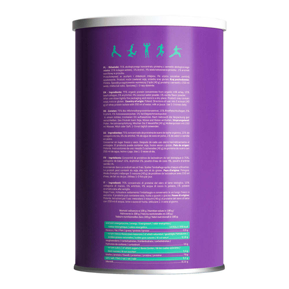 WHEY PROTEIN WITH COLLAGEN - Isolate Powder