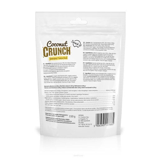 BIO COCONUT CRUNCH WITH BANANA AND HAZELNUT