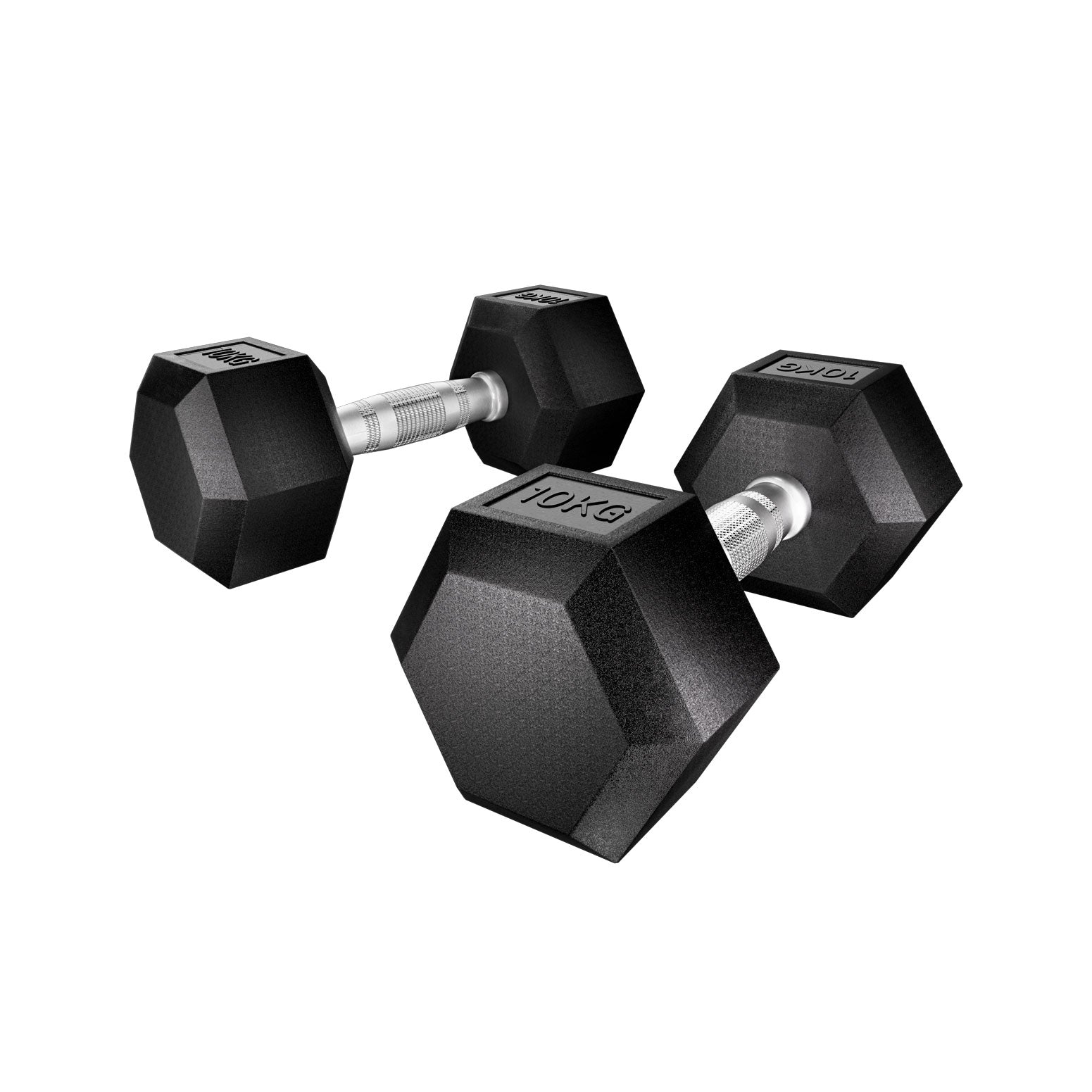 NNEDSZ 20kg Hex Dumbbells Set Dumbbells Weights Lifting Bench Gym Workout 2x10kg