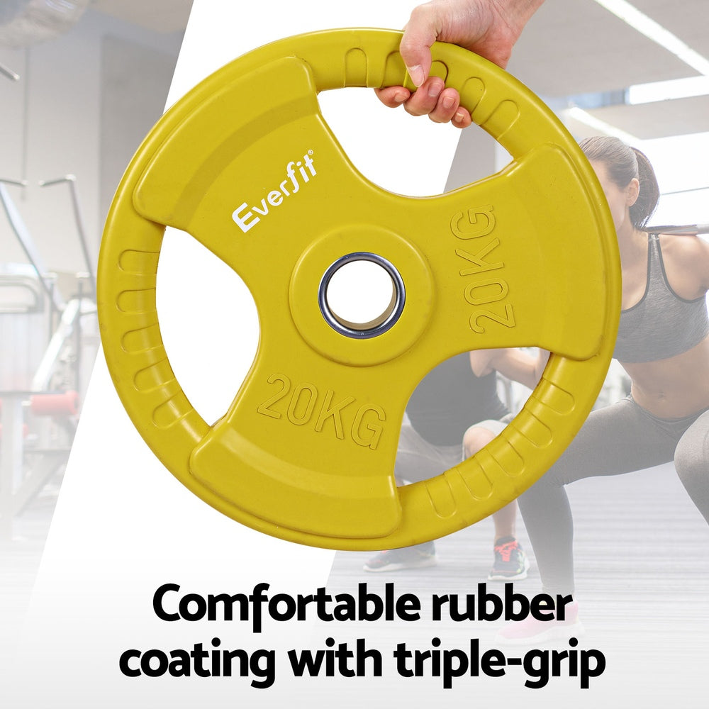 NNEDSZ Barbells 46KG 120CM Dumbbell Barbell Plate Weight Lifting Home Gym Yellow