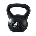 NNEDSZ Everfit 4kg Kettlebell Set Weight Lifting Bench Dumbbells Kettle Bell Gym Home