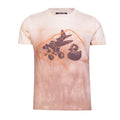 Artisanal T-Shirt Naturally Dyed with Organic Red Onion
