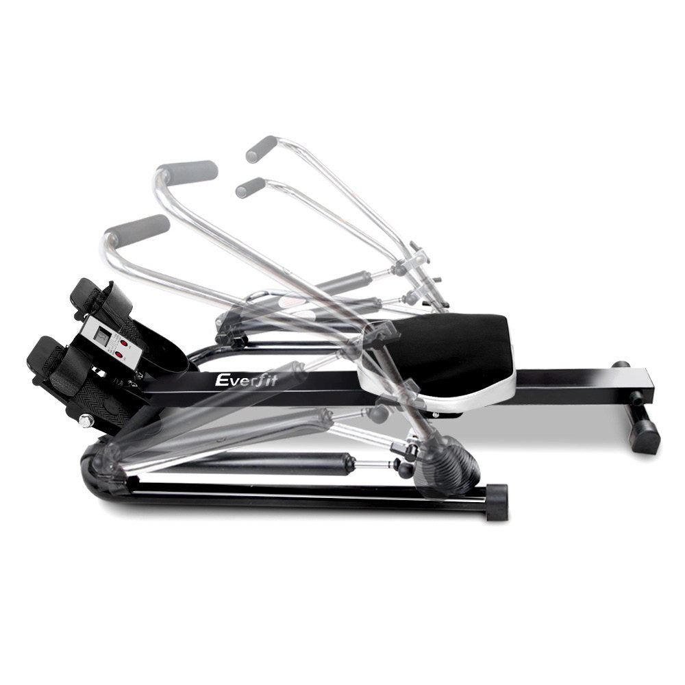 NNEDSZ Rowing Exercise Machine Rower Hydraulic Resistance Fitness Gym Cardio