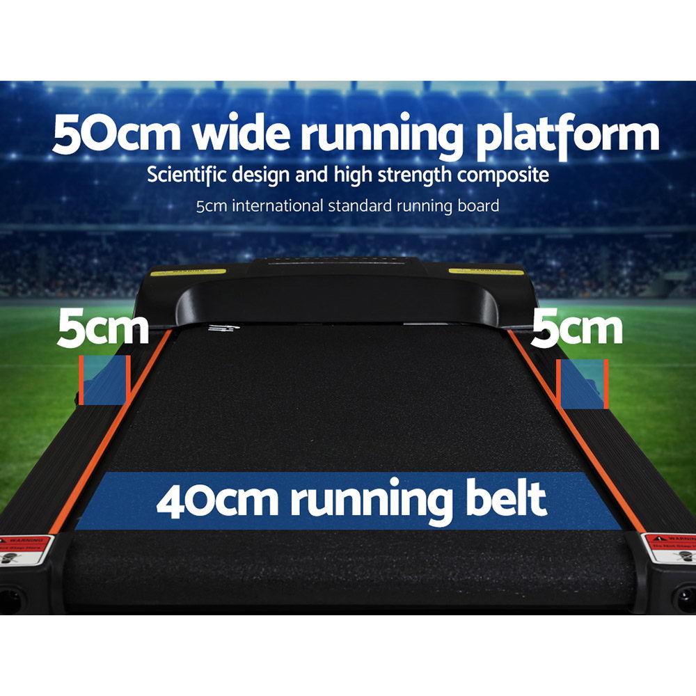 NNEDSZ Electric Treadmill Incline Home Gym Exercise Machine Fitness 400mm