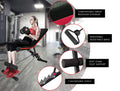 NNEDSZ Weight Bench Workout Gym Press Adjustable Lifting Fitness Folding Bands