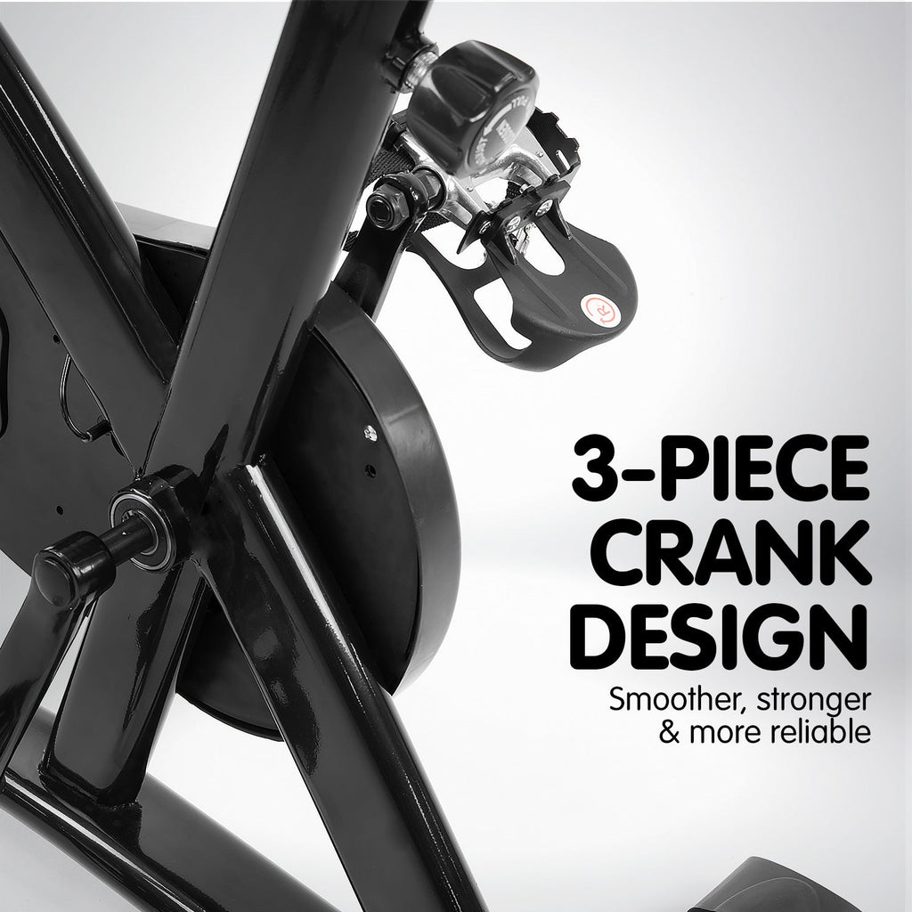 NNEDSZ Home Gym Flywheel Exercise Spin Bike - Black