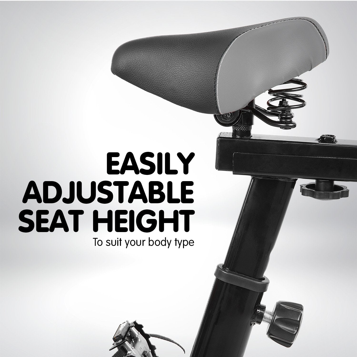 NNEDSZ Home Gym Flywheel Exercise Spin Bike - Blue