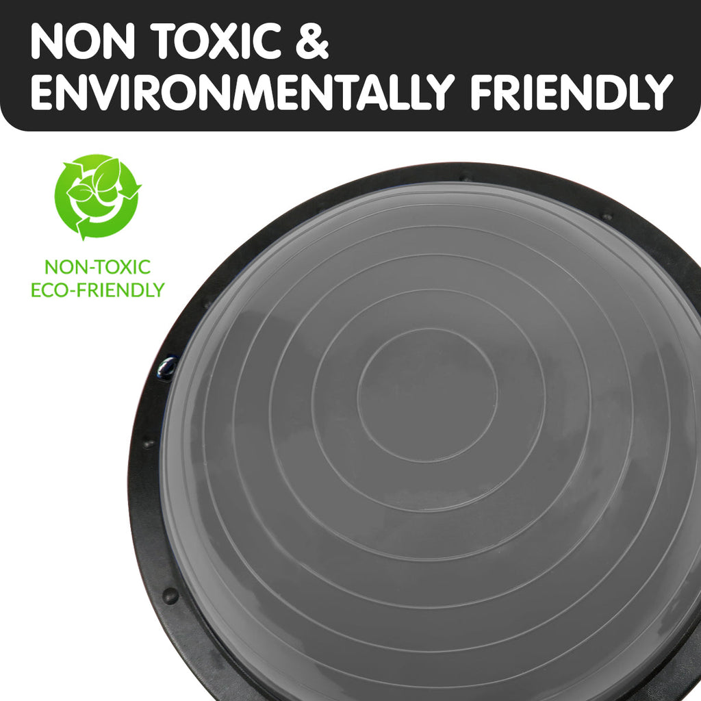 NNEDSZ Fitness Yoga Ball Home Gym Workout Balance Trainer Grey