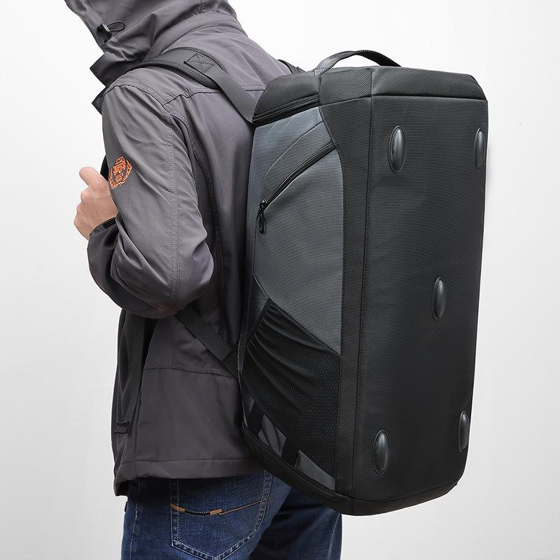 NNEDSZ Separate Wet / Dry Large Gym Bag - Grey