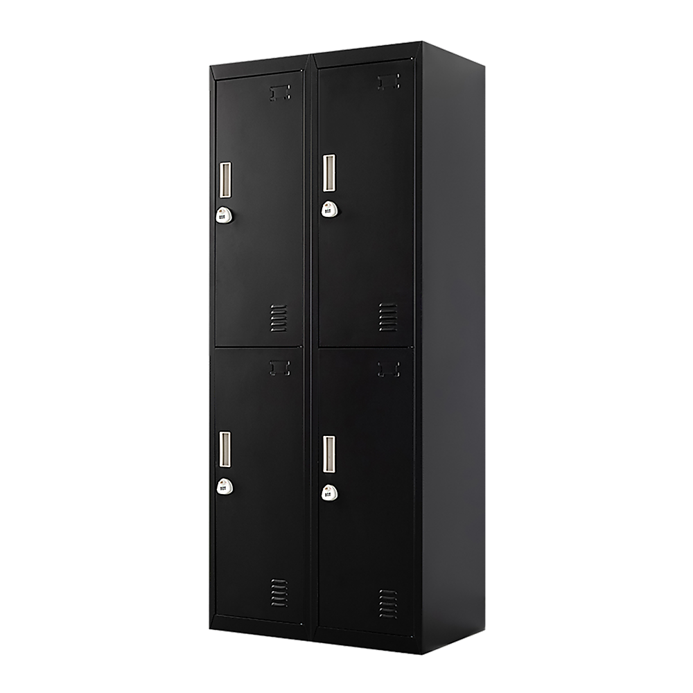 NNEDSZ Four-Door Office Gym Shed Storage Locker