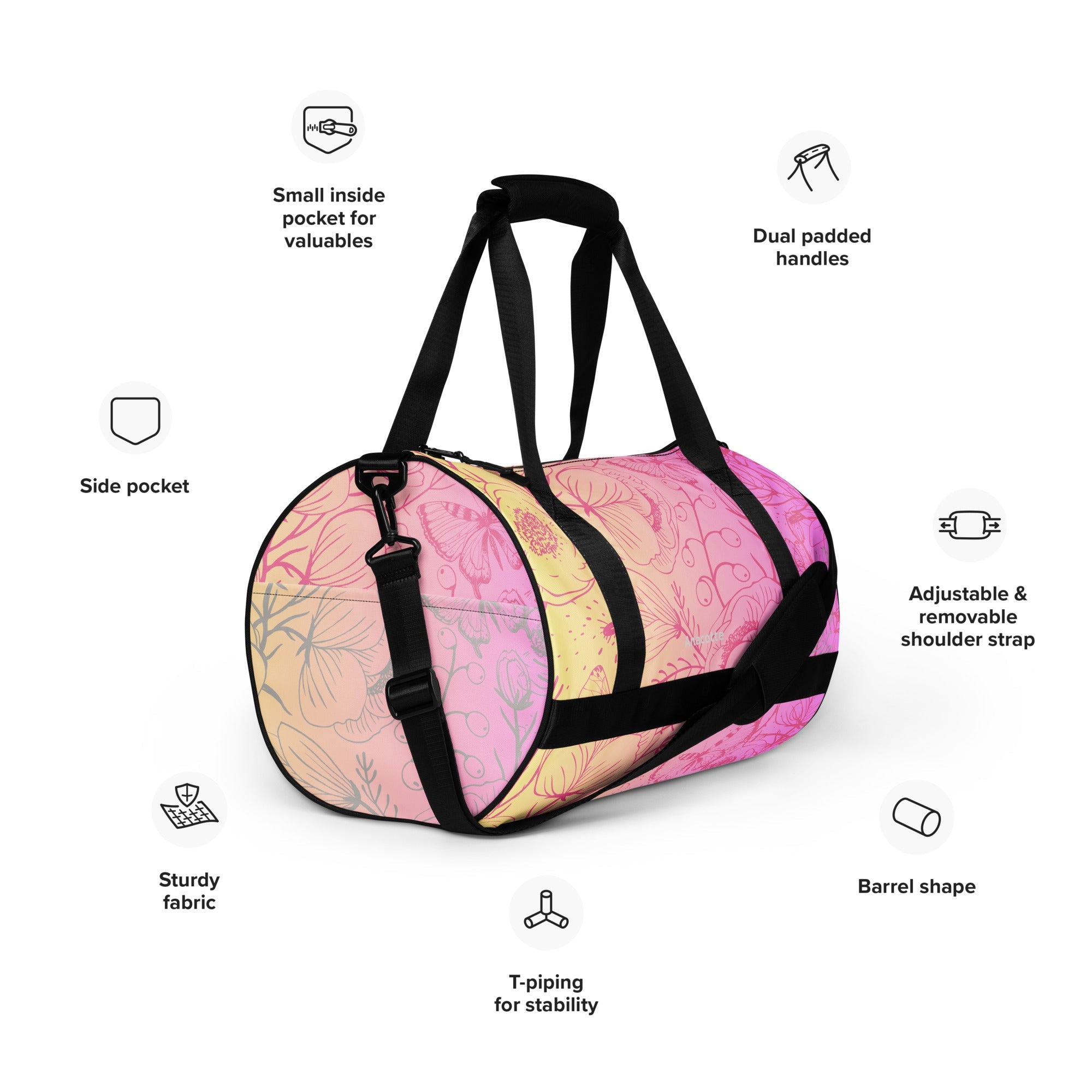 Anacotte Flora Gym Duffle Bag