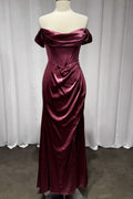 Satin Fitted Dress