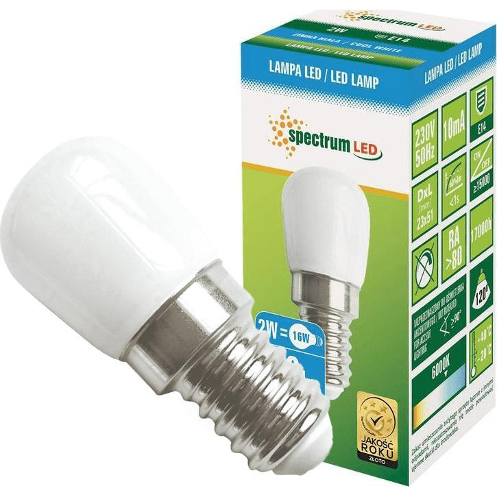 Spectrum LED Żarówka LED Tablicowe 230v 2W E14 CW Spectrum (WOJ52322)