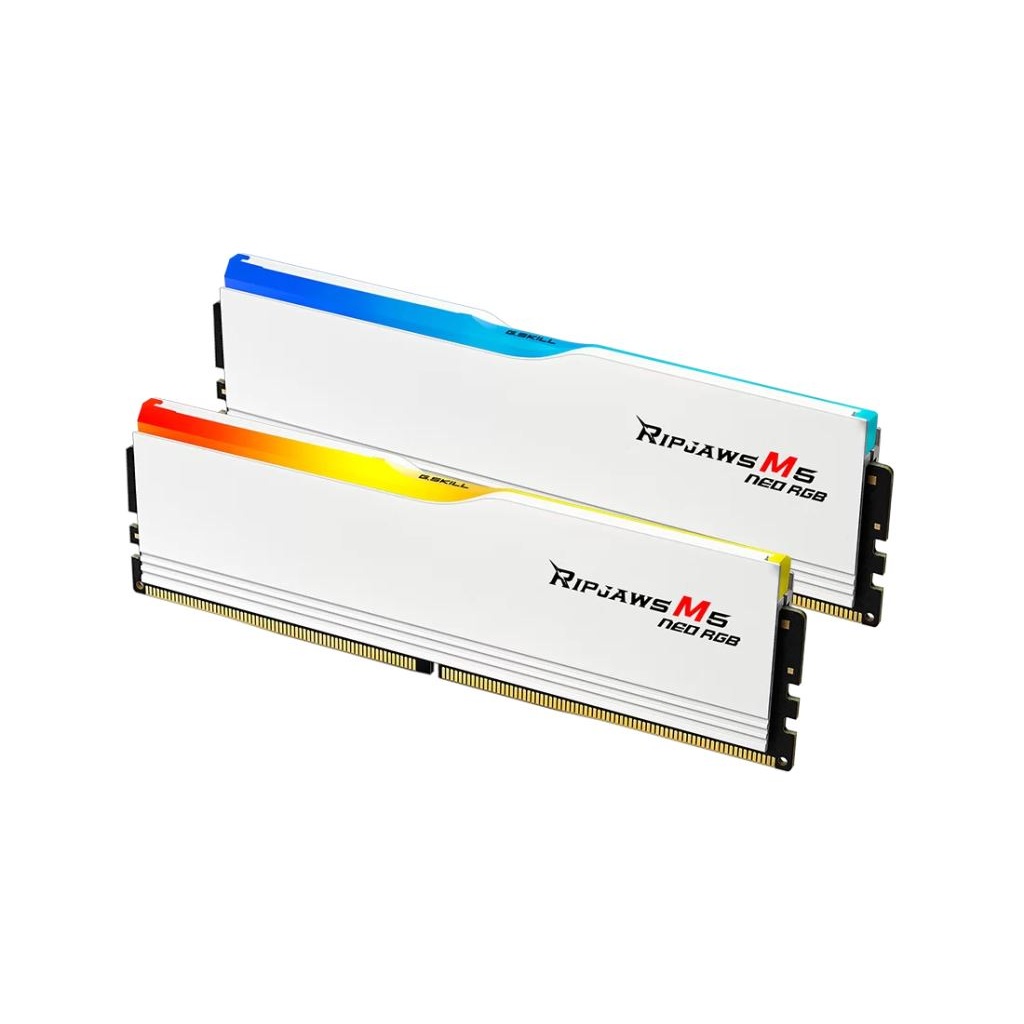 64GB 6000MT/s DDR5 RAM G.Skill Ripjaws M5 Neo RGB CL28 1.40V (2x32GB) (F5-6000J2836G32GX2-RM5NRW) (F5-6000J2836G32GX2-RM5NRW)