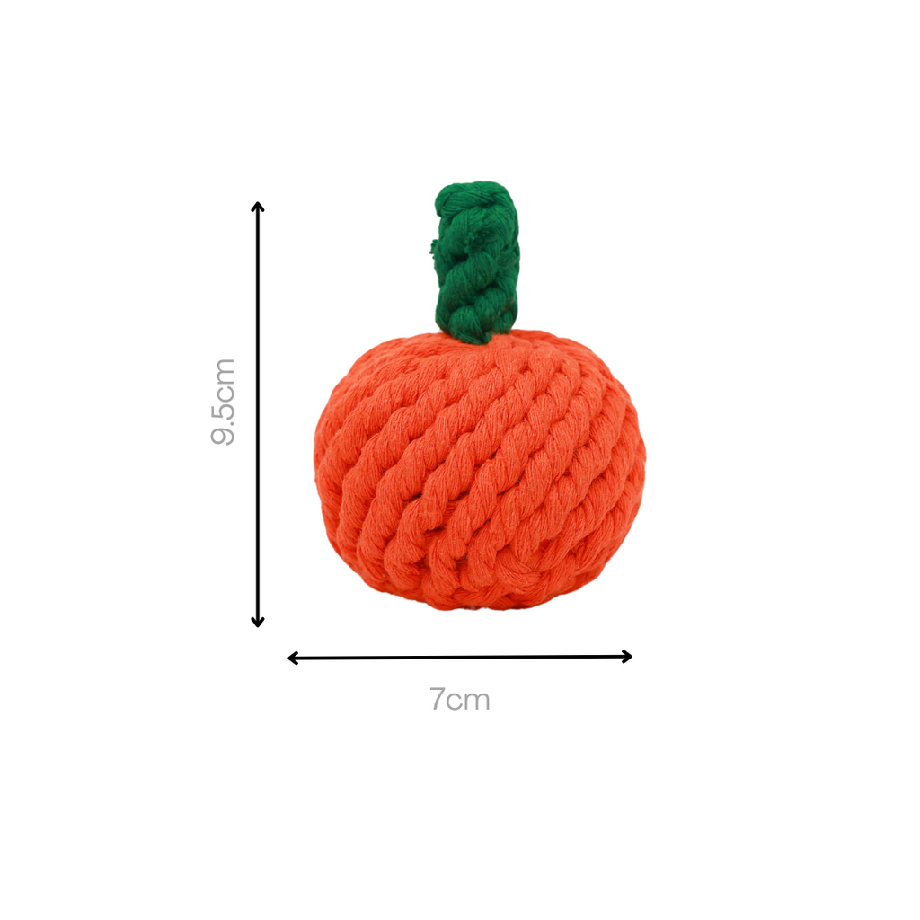Handmade Orange Rope Toy