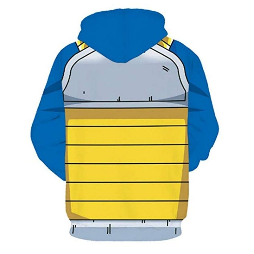 Dragon Ball Hoodie Men 3D Sweatshirts Super Saiyan Goku Printed Hooded Pullover Teen Fashion Cartoon Hoody Streetwear