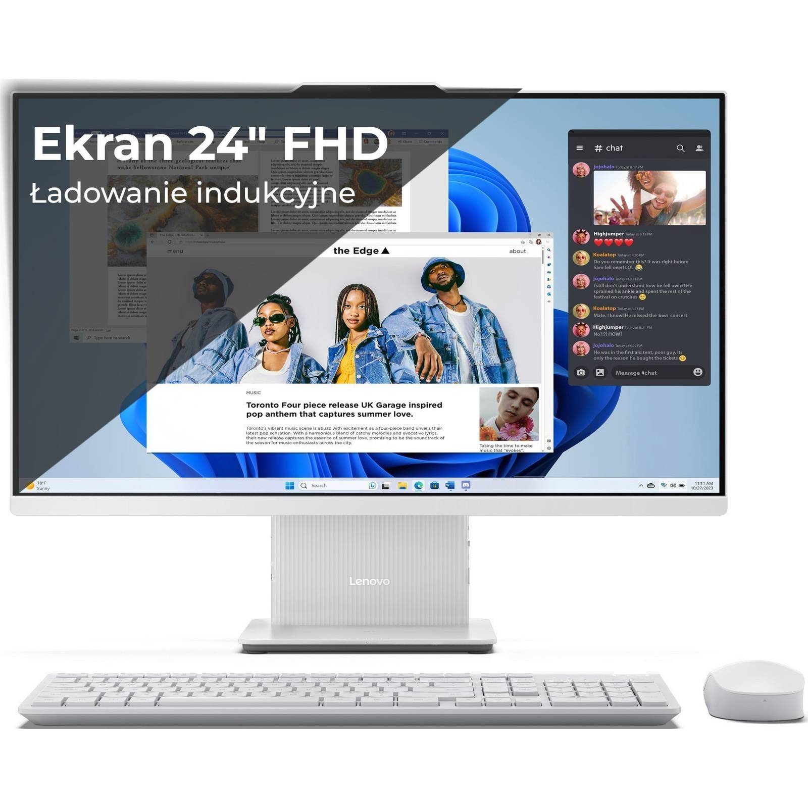 Komputer Lenovo IdeaCentre AIO 3 24IRH9 i7-13620H, 16 GB, 512 SSD, Windows 11 Home (F0HN00SKPB)