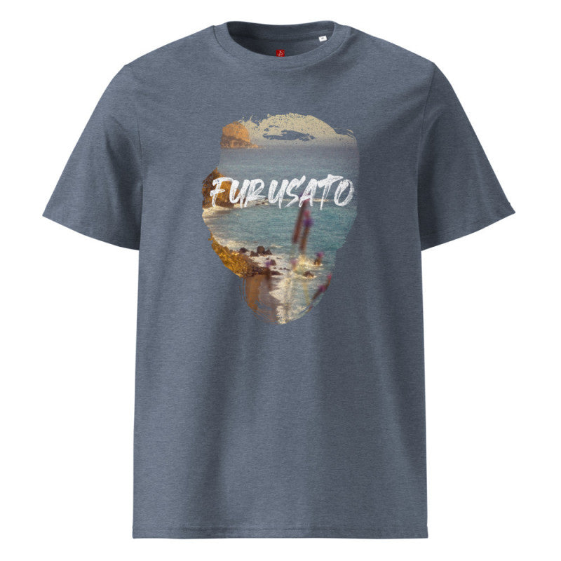 Furusato Coastal Memories - Organic Cotton T-Shirt – Japanese-Inspired Design