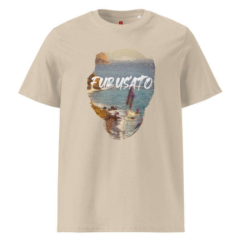 Furusato Coastal Memories - Organic Cotton T-Shirt – Japanese-Inspired Design