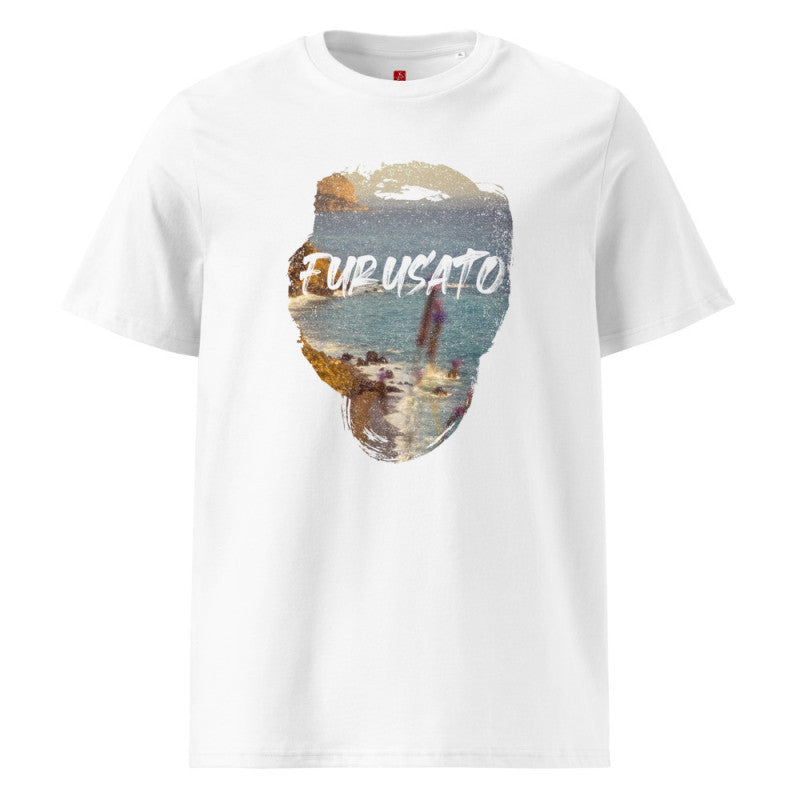 Furusato Coastal Memories - Organic Cotton T-Shirt – Japanese-Inspired Design