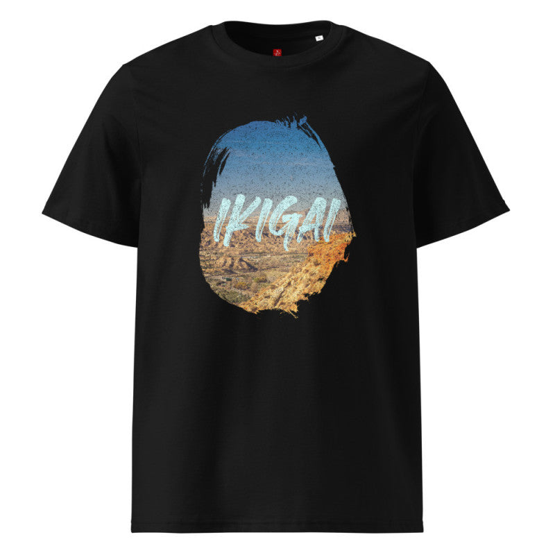 Ikigai Desert Horizon - Organic Cotton T-Shirt – Japanese Purpose Design