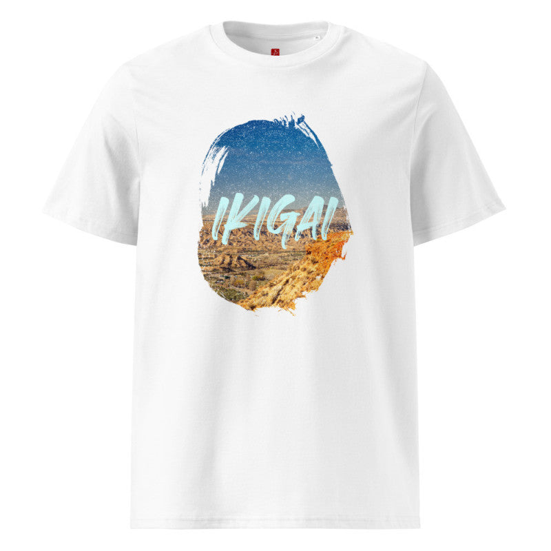 Ikigai Desert Horizon - Organic Cotton T-Shirt – Japanese Purpose Design