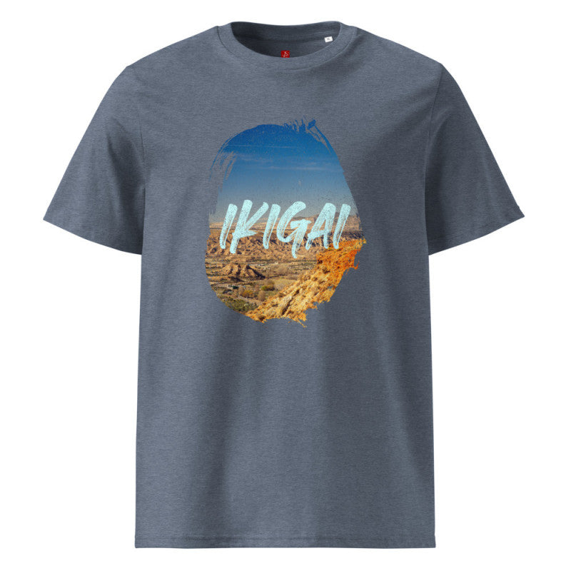 Ikigai Desert Horizon - Organic Cotton T-Shirt – Japanese Purpose Design