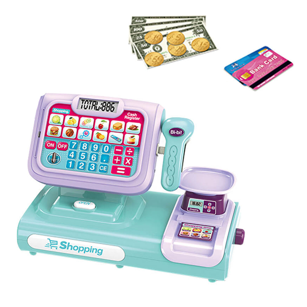 Detská pokladňa, modrofialová