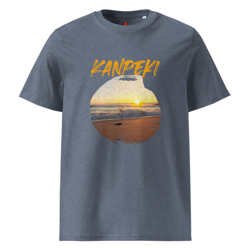 Kanpeki Perfect Sunset - Organic Cotton T-Shirt – Japanese Beach Design