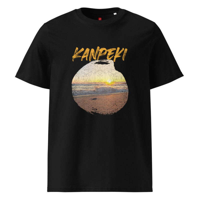 Kanpeki Perfect Sunset - Organic Cotton T-Shirt – Japanese Beach Design