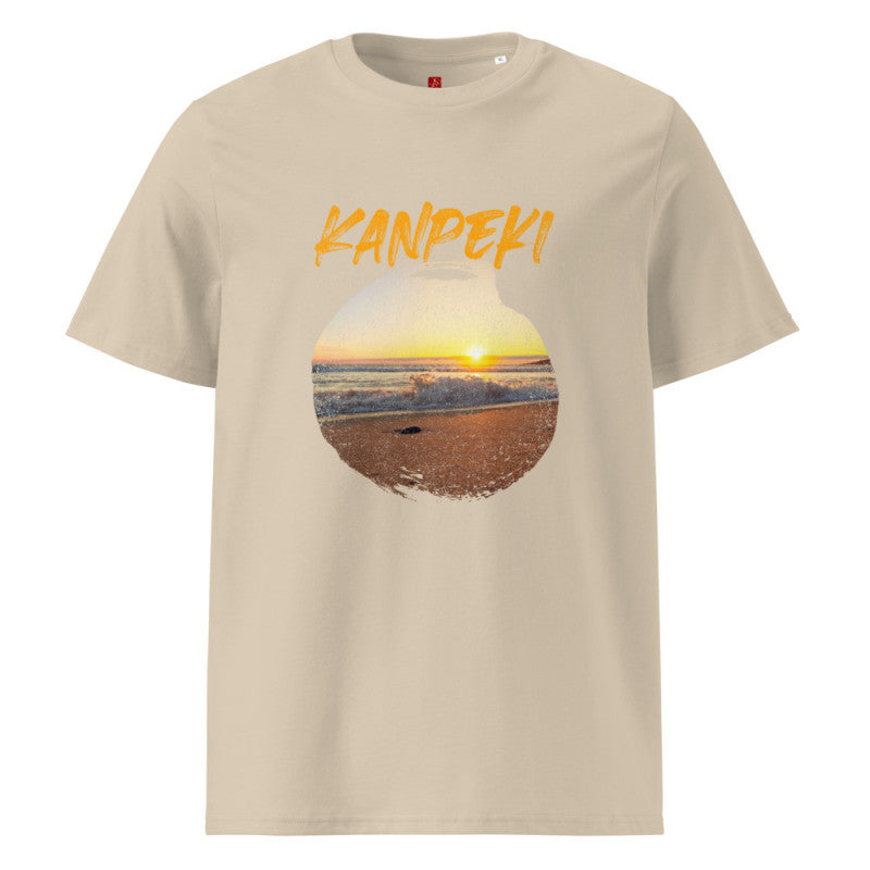 Kanpeki Perfect Sunset - Organic Cotton T-Shirt – Japanese Beach Design