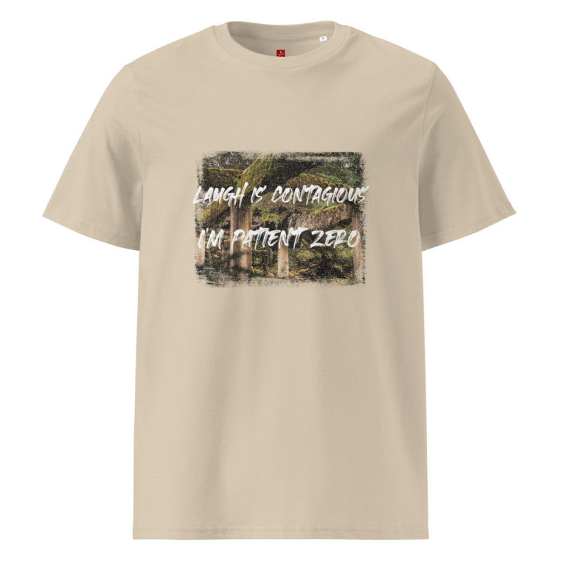 Laugh Is Contagious - Organic Cotton T-Shirt – Forest Humor Design