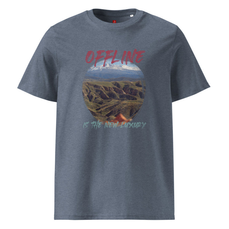 Offline Is the New Luxury - Organic Cotton T-Shirt – Mountain Design