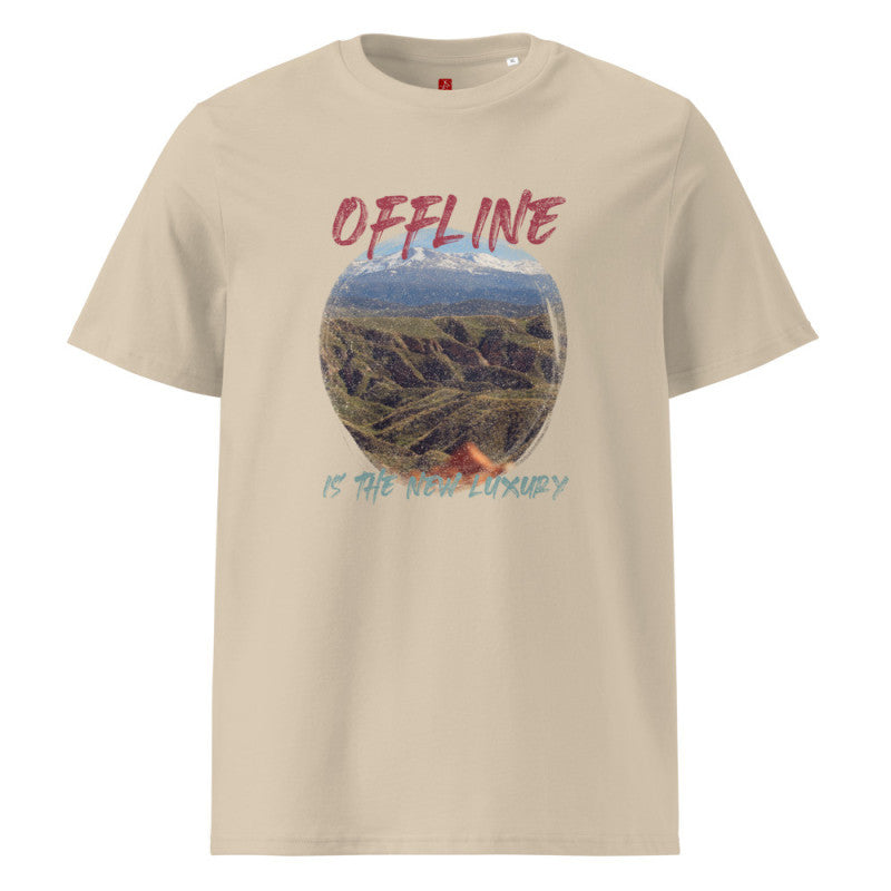 Offline Is the New Luxury - Organic Cotton T-Shirt – Mountain Design