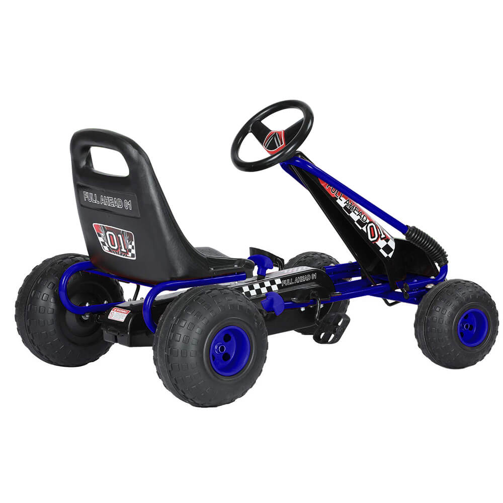 Pedálový dětský gokart, modrý