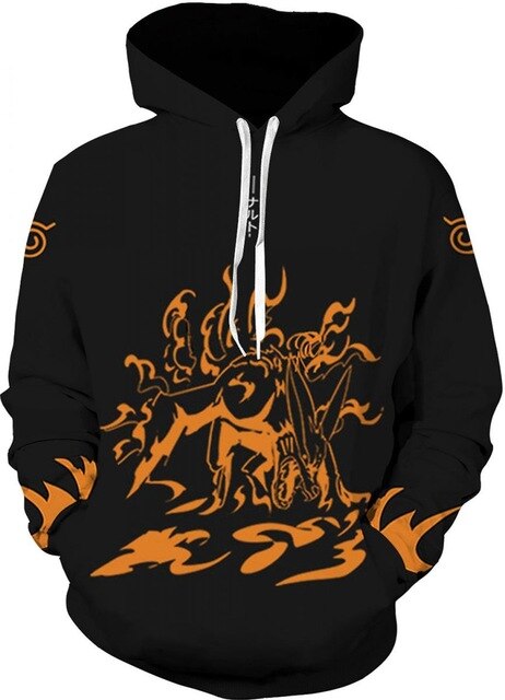 Super Cool Harajuku Hoodies Uzumaki Naruto 3D Hoodie Men Women Pullovers Hooded Sweatshirts Fashion Hoody Streetwear Coat Top