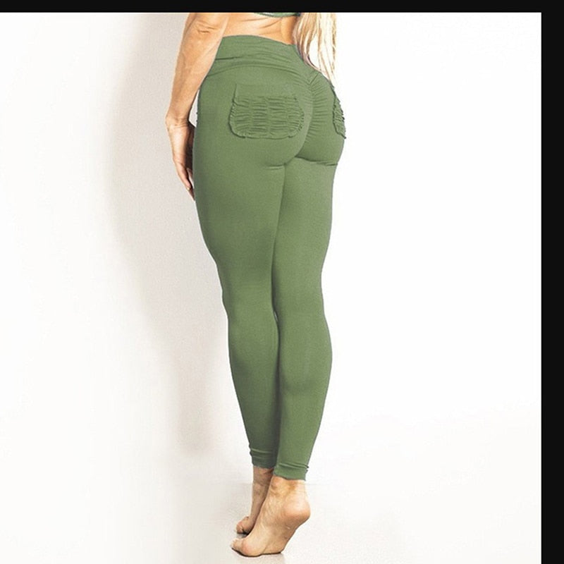 sexy plus size leggings women push up leggins workout leggings with pockets fitness pants anti cellulite legging sport thick