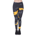 New leggins mujer Orange Gray Camo Printing legging fitness feminina leggins Woman