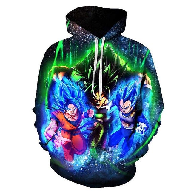 Dragon Ball Z Super Hoodie Men Women Dragonball 3D Sweatshirts Son Goku Printed Outwear Teen Boy Cartoon Hoody Streetwear