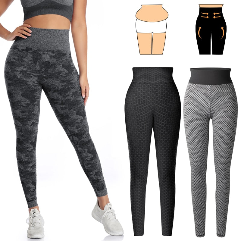 Women Fitness Leggings High Waist Workout Leggins Sexy Seamless Gym Jeggings Perfect Fit Slimming Pants Butt Lifting Panties