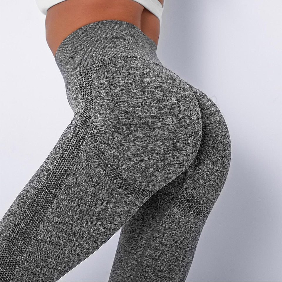 Yoga Pants Hip Push Up Sports Leggings Seamless Gym Leggings Women Fitness Leggins Tummy Control Tights Workout Running Trousers